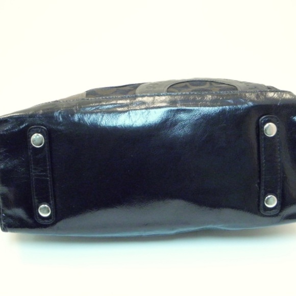 Coach Ashley Brown and Black Satchel - Picture 3 of 8